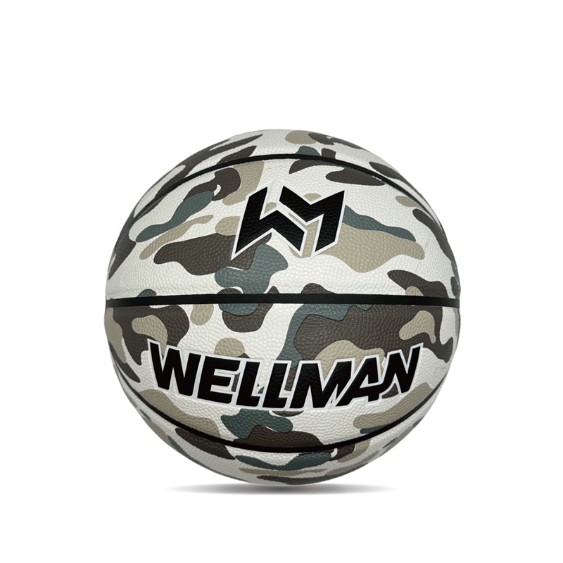 Vnitřní/venkovní hygroskopita PU barevná tištěná sportovní basketbalový míč