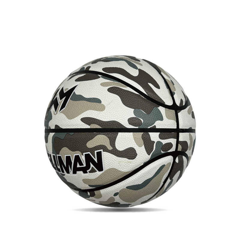 Vnitřní/venkovní hygroskopita PU barevná tištěná sportovní basketbalový míč
