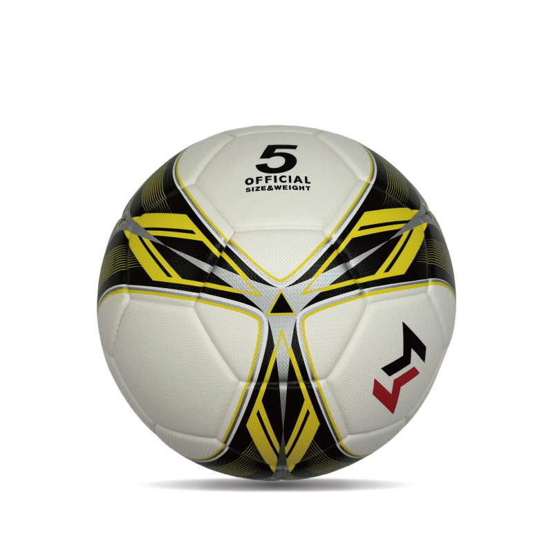 Diamond Pu Leather Professional Soccer Ball Oficiální velikost 5 vlastní barevný unisex trvanlivý trénink fotbal