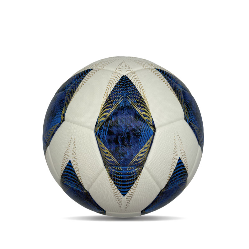 Diamond Pu Leather Professional Soccer Ball Oficiální velikost 5 vlastní barevný unisex trvanlivý trénink fotbal