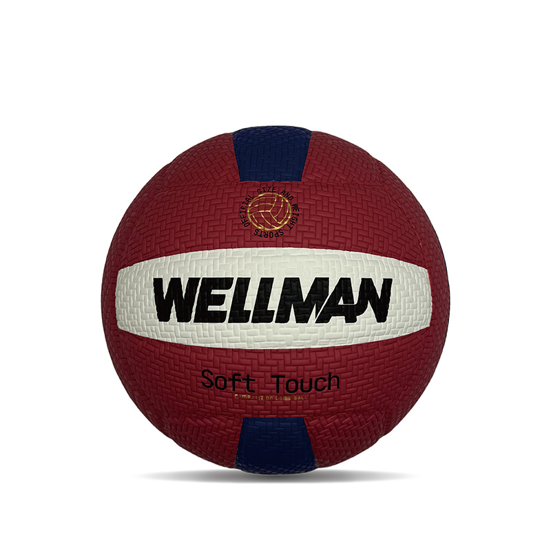 Tkaný vzor vlhkosti pohlcující sport Originální pU kožená volejbalová koule