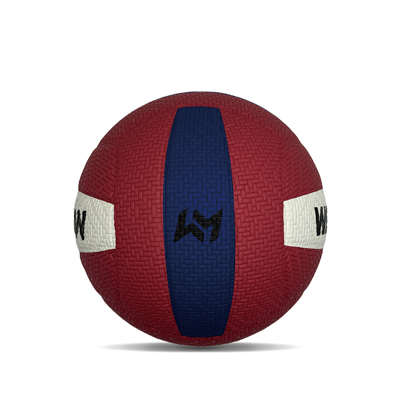 Tkaný vzor vlhkosti pohlcující sport Originální pU kožená volejbalová koule